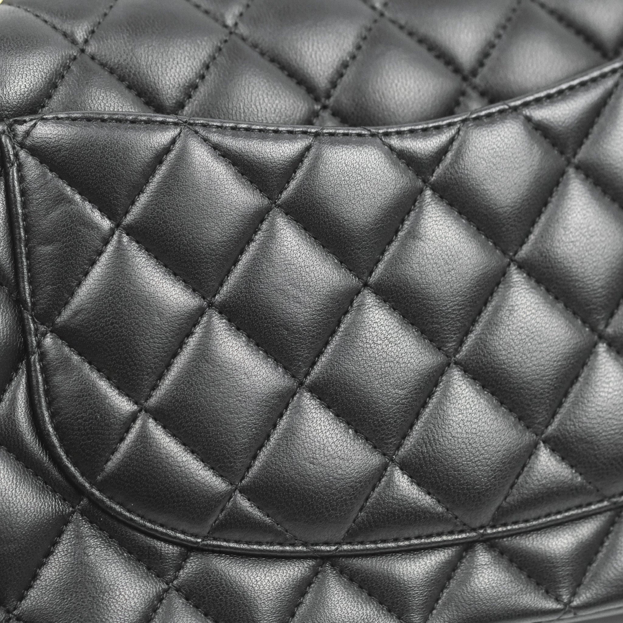 Chanel Classic M/L Medium Double Flap Bag - Black Lambskin Leather with Gold Hardware | Luxury Handbag for Women, Perfect for Evening Events & Special Occasions