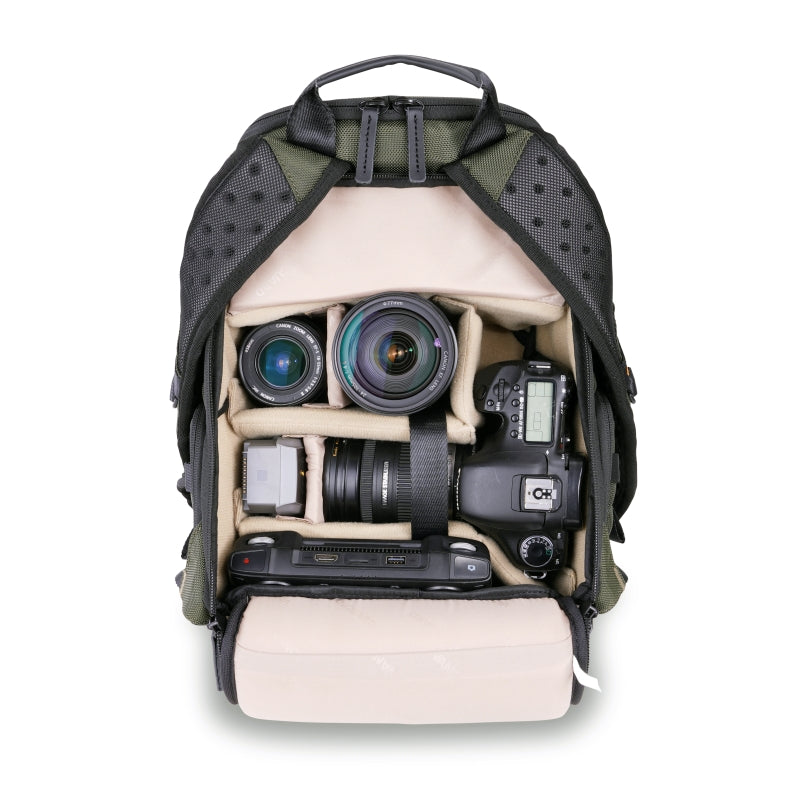 VEO SELECT 37 BRM BK Waterproof Travel Backpack for Men & Women - Durable Black Hiking Backpack with USB Charging Port, Perfect for Outdoor Adventures, Commuting & Business Trips