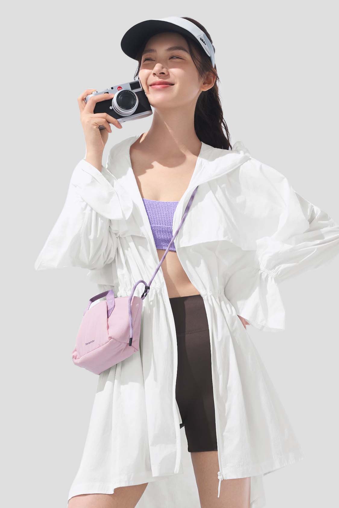 Breeze Women's Quick Dry Mid Length Sun Jacket UPF100+ Sun Protection - Perfect for Beach, Hiking & Outdoor Activities