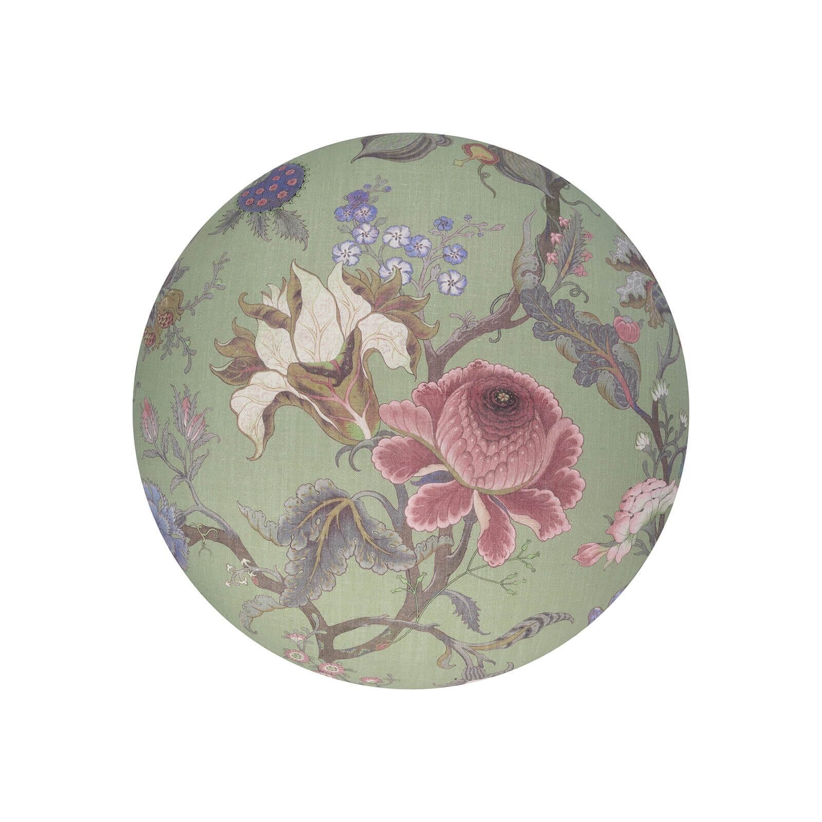 ARTEMIS Cotton Linen Vesper Bottoman Jadeite - Stylish and Comfortable Home Decor for Living Room, Bedroom, or Office