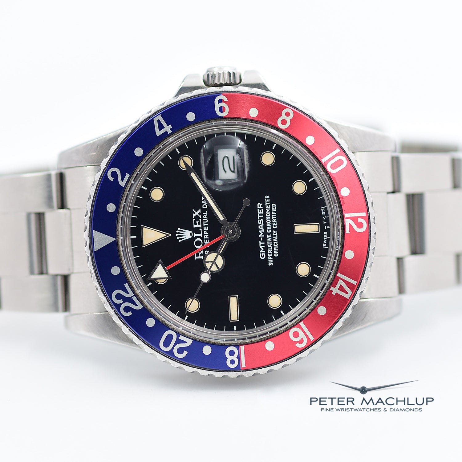 Vintage Rolex GMT-Master 40mm Stainless Steel Watch 1986 - Perfect for Travel, Business & Luxury Collectors