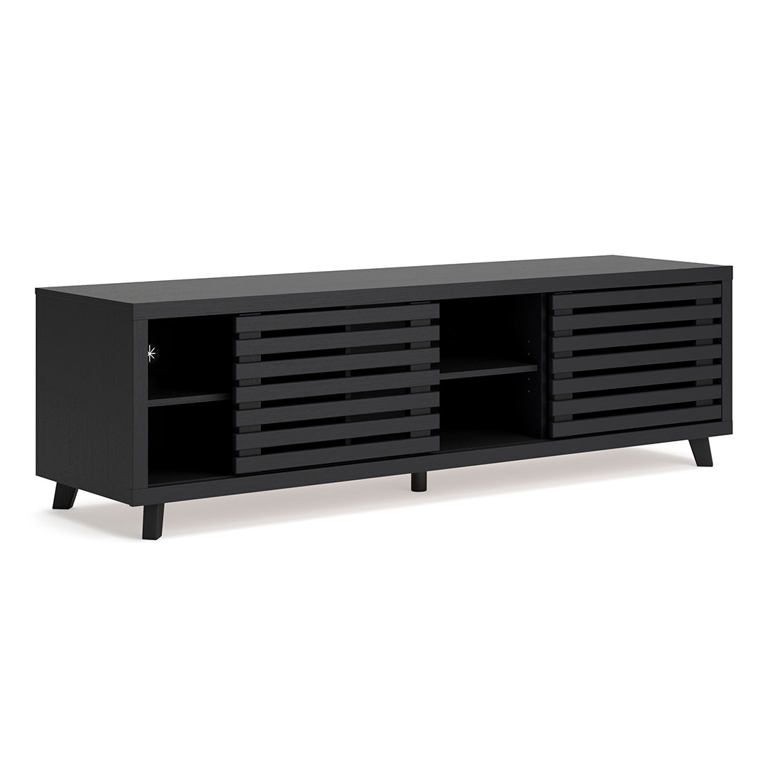 72 Inch Danziar TV Stand for Living Room - Modern Entertainment Center with Storage Shelves for TV, Gaming Console & Media Devices