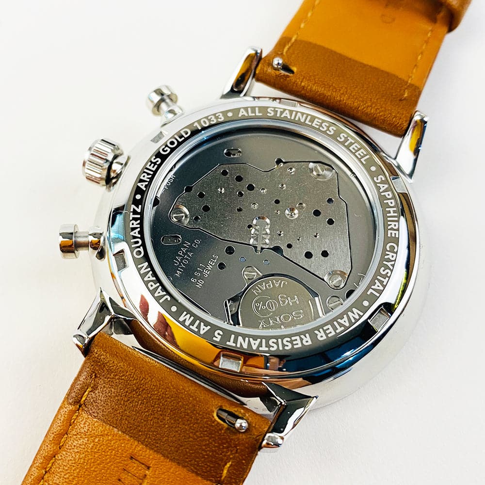 ARIES GOLD Venturer G 1033 Stainless Steel Chronograph Men's Watch - Luxury Dress Watch for Business, Formal Events & Everyday Wear