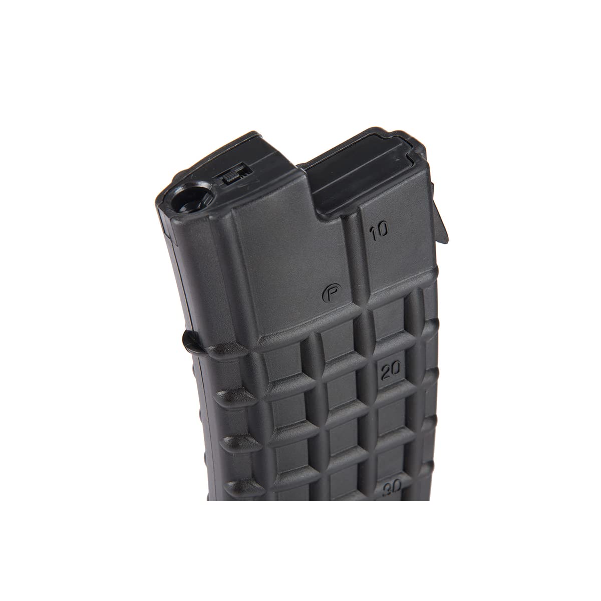 Lancer Tactical x Sentinel Gears 80 Round Mid-Capacity AEG Airsoft Magazine for AUG - Black | Perfect for Milsim, Target Practice & Airsoft Battles