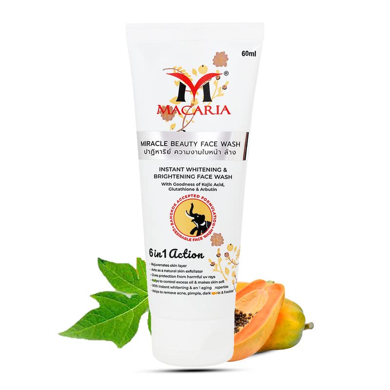 Miracle Beauty Face Wash for Pigmentation & Acne - Brightening Cleanser for Women with Dark Spots & Breakouts | Daily Skincare Routine for Clear, Glowing Skin