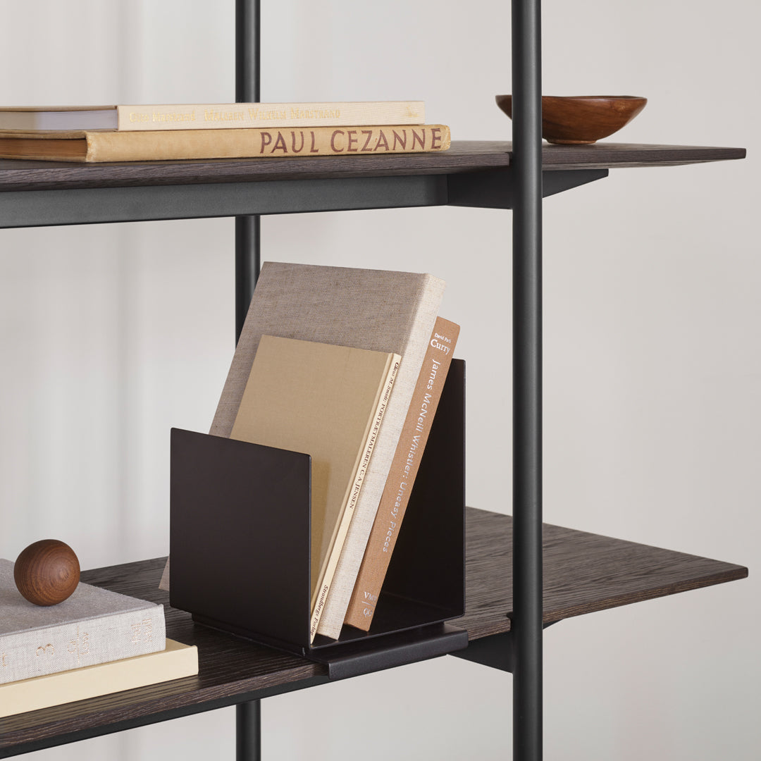 Jonas Wagell Modern Formal Shelving Unit - Wendelbo Style Bookshelf for Living Room, Office & Library Storage