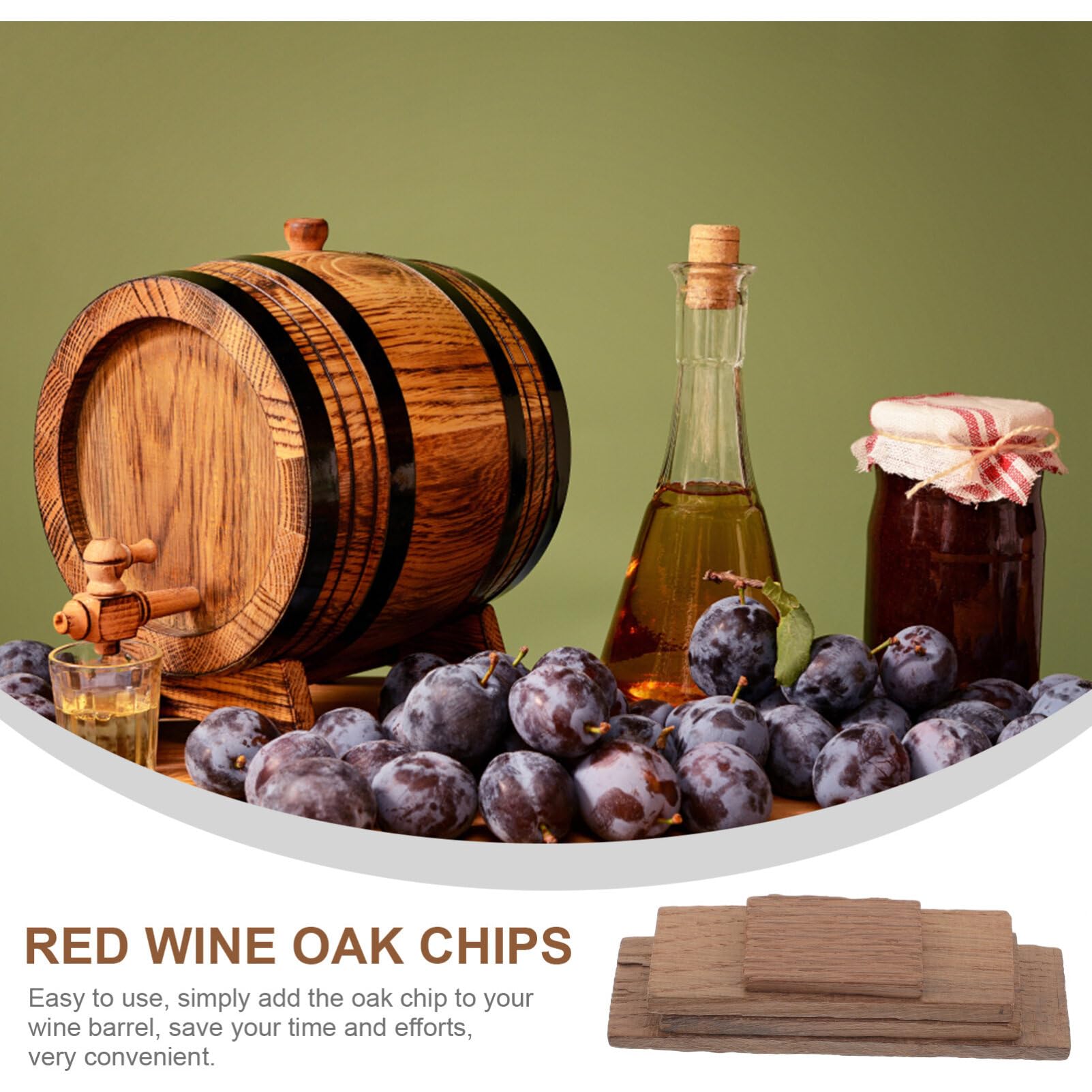 Premium French Oak Chips - Medium Toasted for Wine Making & Whiskey Aging | Natural Oak Chips for Red Wine, Bourbon, and Home Brewing | Perfect for Winemaking, Distilling, and Barrel Aging at Home