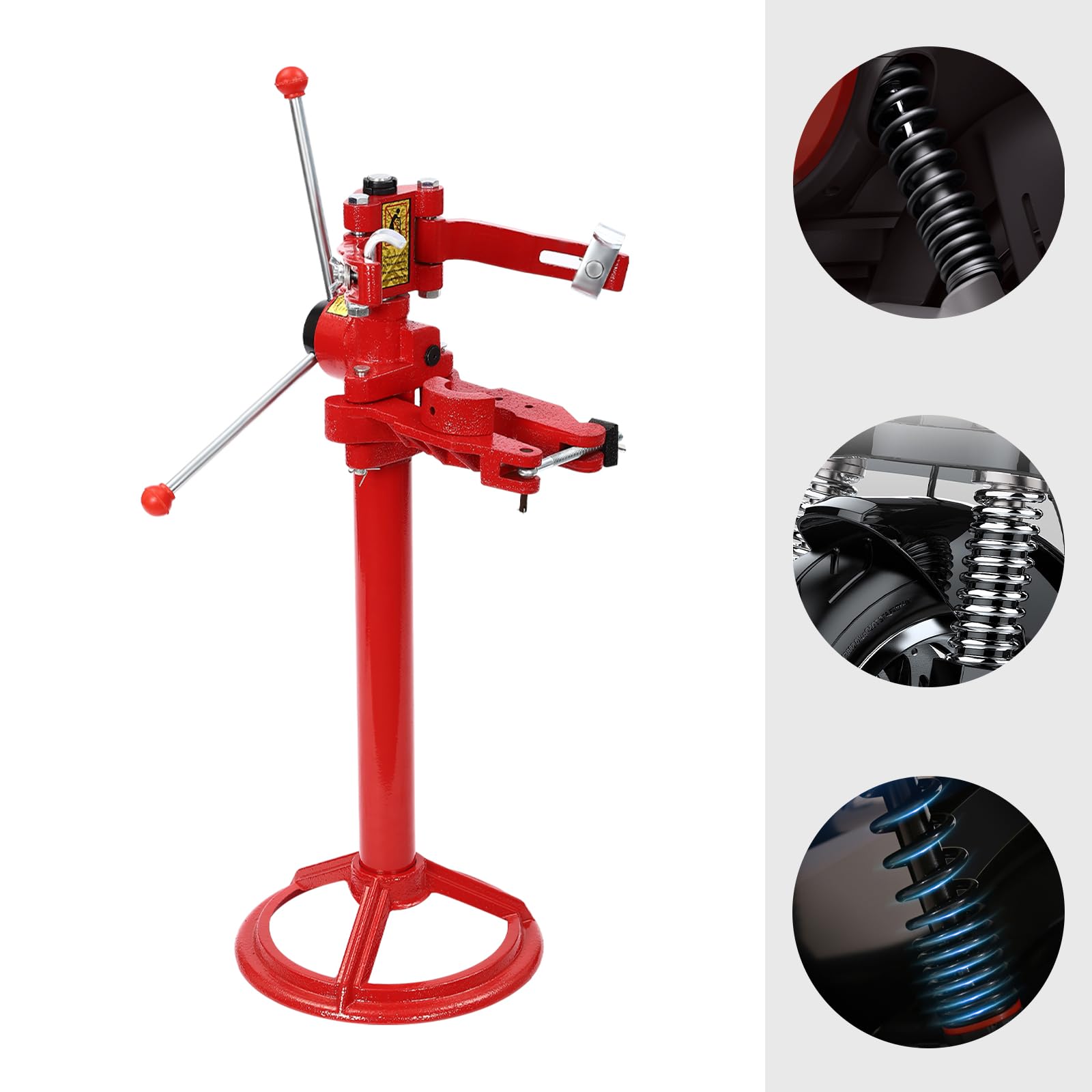 Heavy Duty 2200lbs Strut Spring Compressor Tool - Cast Iron Auto Coil Spring Compressor for Cars, Trucks & SUVs - Perfect for Vehicle Suspension Repair and Maintenance