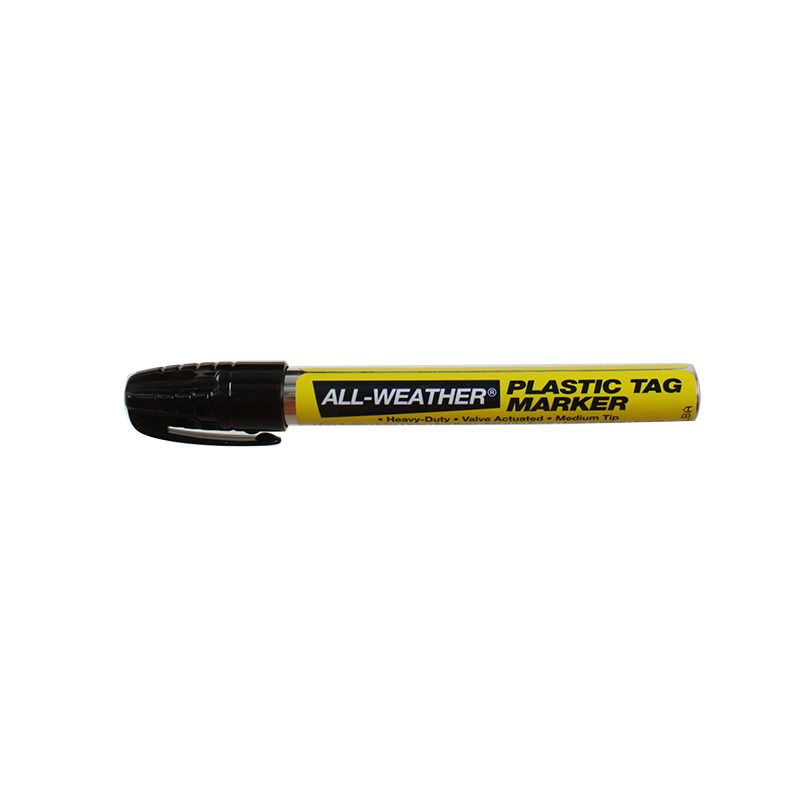 Valve Action Plunger Style Tyvek Marker - Durable & Waterproof for Industrial Labeling, Warehouse Marking & Outdoor Use