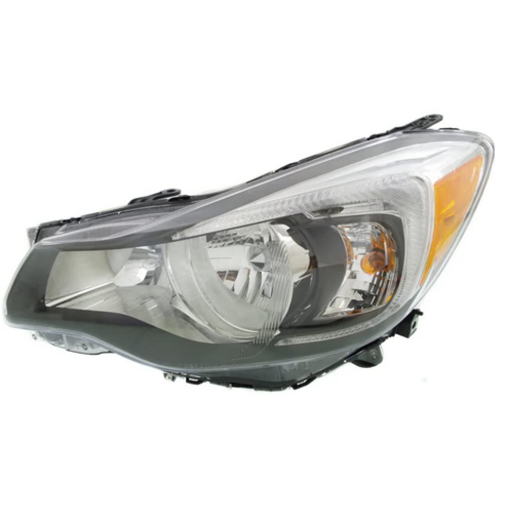 2014-2015 Subaru XV Crosstrek Driver Side Headlight Assembly - Black Housing with Bulbs, DOT Certified (Compatible with SU2502154) | CarLights360 | Perfect for Night Driving & Off-Road Adventures