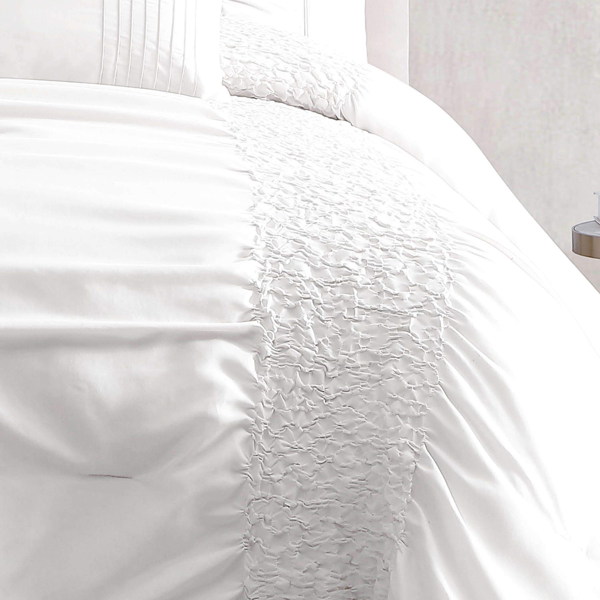 Riverbrook Home Allison 4-Piece Twin Comforter Set - Soft White Bedding for Kids & Teens | Perfect for Nursery, Bedroom Decor & Cozy Sleep