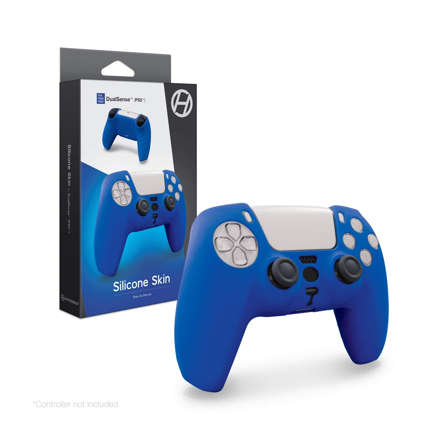 Hyperkin Silicone Skin Cover for DualSense PS5 Controller - Blue | Protective Grip Case for PlayStation 5 | Gaming Accessories for Comfort & Style