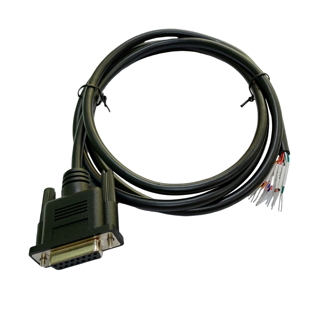 15 Pin RS232 Serial Cable Female to Female - 5/10/25 Feet Length Options for Industrial Equipment & Computer Connectivity