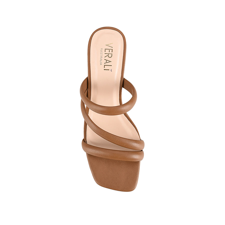 NaeNae Block Heel Sandals for Women - Comfortable Tan Summer Shoes | Perfect for Weddings, Parties & Casual Outings