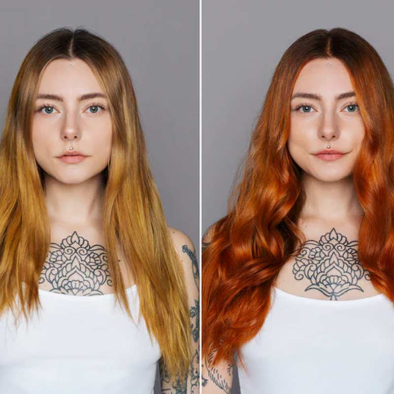 Good Dye Young DyePosit Hair Mask Copper - Semi-Permanent Vegan Hair Color Treatment for Vibrant Copper Tones - Perfect for DIY Hair Coloring at Home & Salon Use