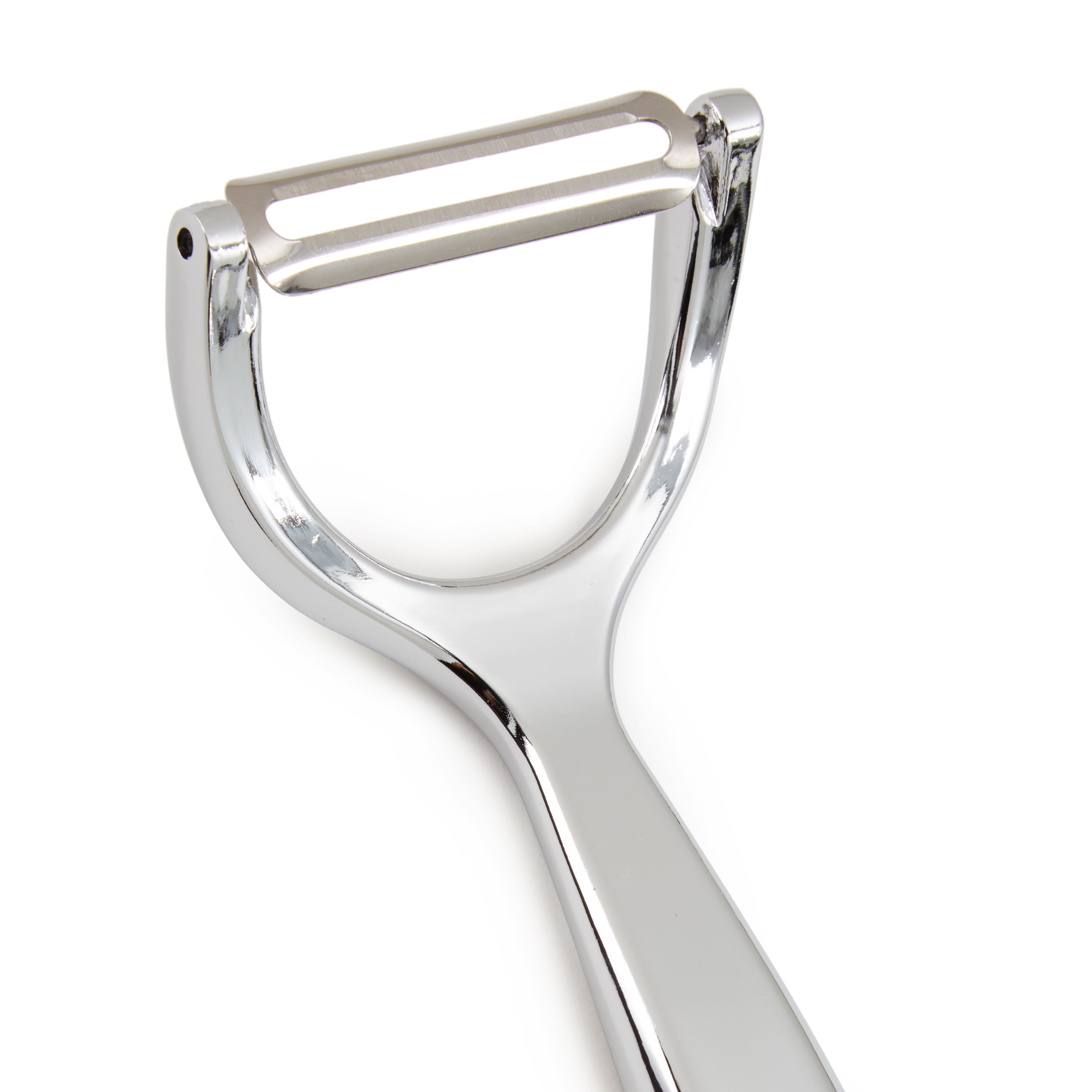 BergHOFF Essentials 6.75 Inch Cast Zinc Alloy Y Peeler - Professional Vegetable & Fruit Peeler for Kitchen, Potato Carrot Apple Peeling Tool - Perfect for Home Cooking, Meal Prep & Professional Chefs