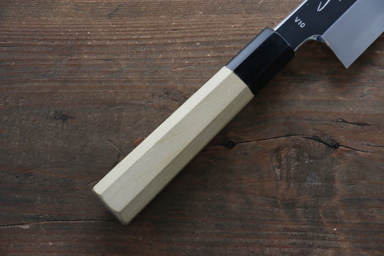 Premium Kikumori VG10 Kiritsuke Japanese Chef Knife 240mm - Razor Sharp Mirrored Finish for Sushi, Sashimi & Precision Cutting - Professional Kitchen & Home Cooking Essential