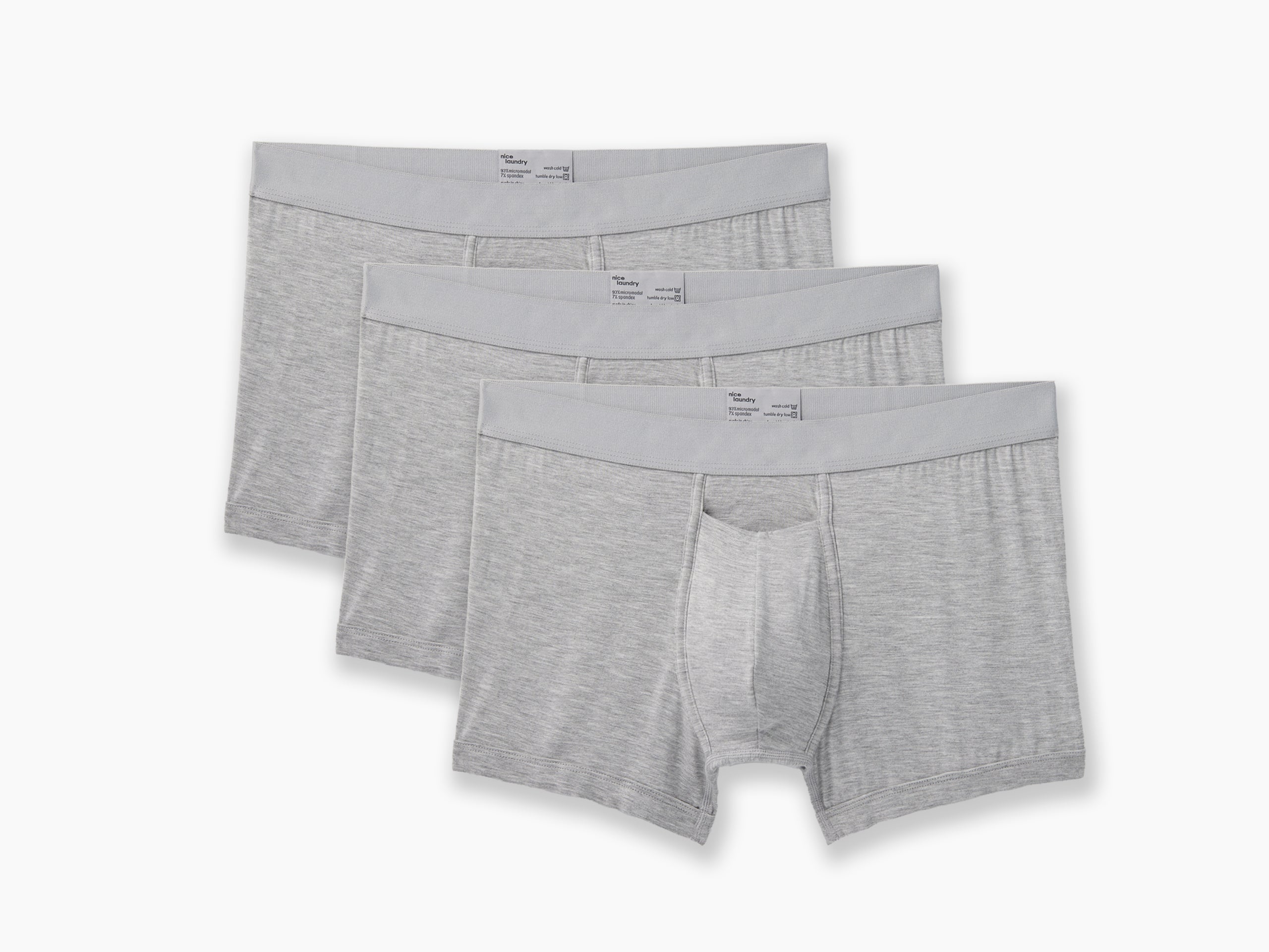 Premium Men's Boxer Briefs 3-Pack - Soft, Breathable & Comfortable Underwear for Everyday Wear - Gym, Work & Sleep