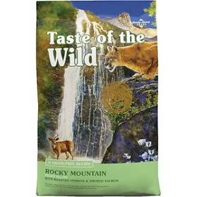 Premium Venison & Smoked Salmon Dry Cat Food - Grain-Free High Protein Formula for Adult Cats - Rocky Mountain Natural Recipe - Perfect for Indoor & Outdoor Cats