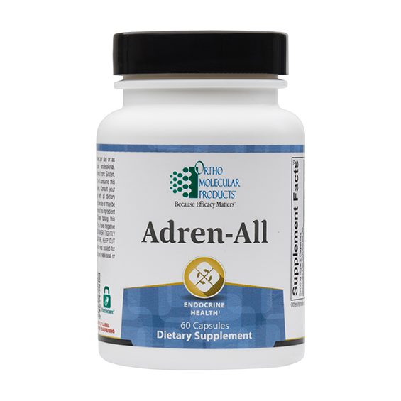 Ortho Adren All Natural Adrenal Support Supplement - 60 Capsules for Stress Relief & Energy Boost - Supports Healthy Cortisol Levels - Perfect for Busy Professionals & Students