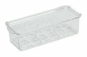 Amana 4378484 Refrigerator Egg Holder - Clear Plastic Egg Storage Tray for Kitchen Organization | Fridge Organizer for Eggs, Fruits & Small Items