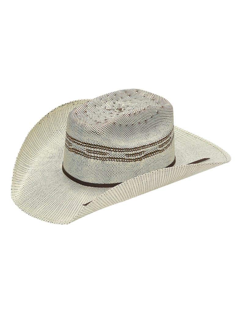Twister Boys' Bangora Straw Cowboy Hat - Brown X-Large - Western Style Sun Hat for Outdoor Rodeo, Ranch & Summer Activities