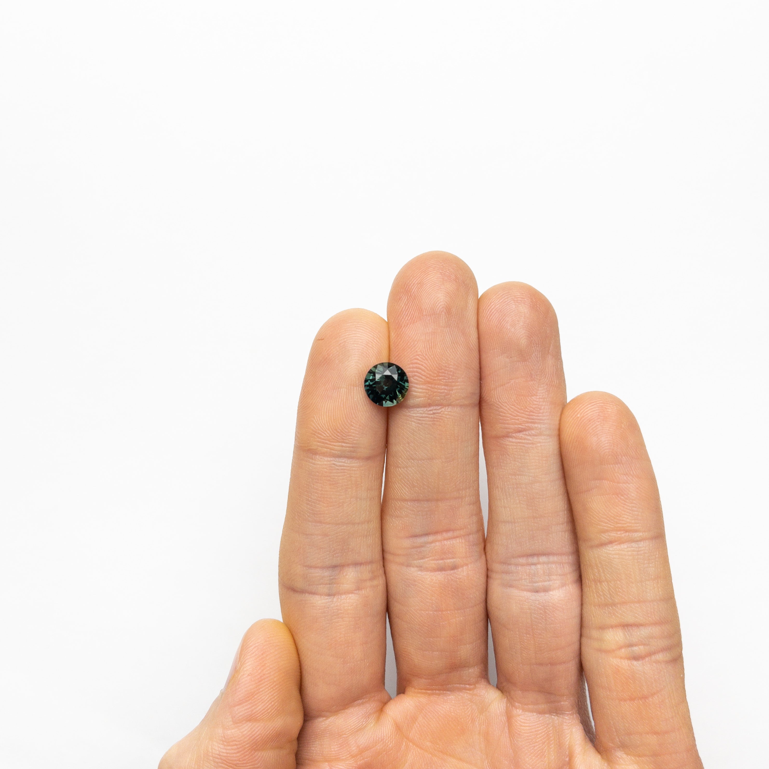 2.29ct Natural Round Brilliant Blue Sapphire Gemstone - 7.90x7.80x4.99mm for Engagement Rings & Fine Jewelry Making