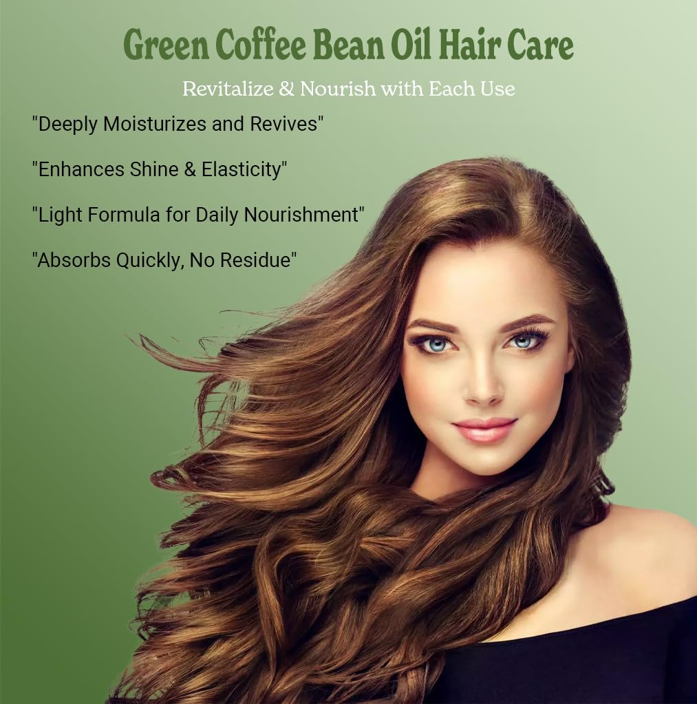 Bella Terra Green Coffee Bean Oil - 1 Gallon, 100% Pure & Natural, Rich in Antioxidants, Deep Moisturizer for Skin & Hair | Perfect for Aromatherapy, Massage & DIY Beauty Products