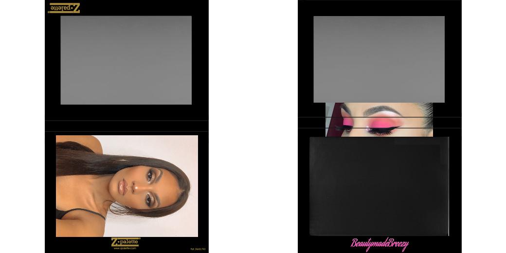 Custom Extra Large Z Palette - Magnetic Makeup Palette for Eyeshadows & Blush - Perfect for Makeup Artists & Travel Organizers