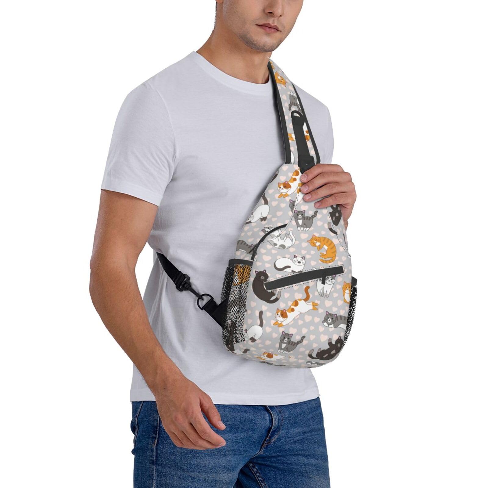 VOOHDDY Crossbody Sling Bag for Women & Men - Travel, Hiking, Sports & Daily Use