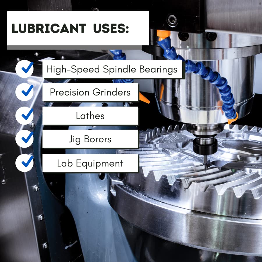 Fusion Spindle Oil 10 ISO Viscosity Grade 10 | High Speed Spindle Lubricant for CNC Machines, Lathes & Milling Tools | Premium Grade Industrial Lubricating Oil (5 Gallon) | Ideal for Metalworking, Precision Machining & High-Speed Operations