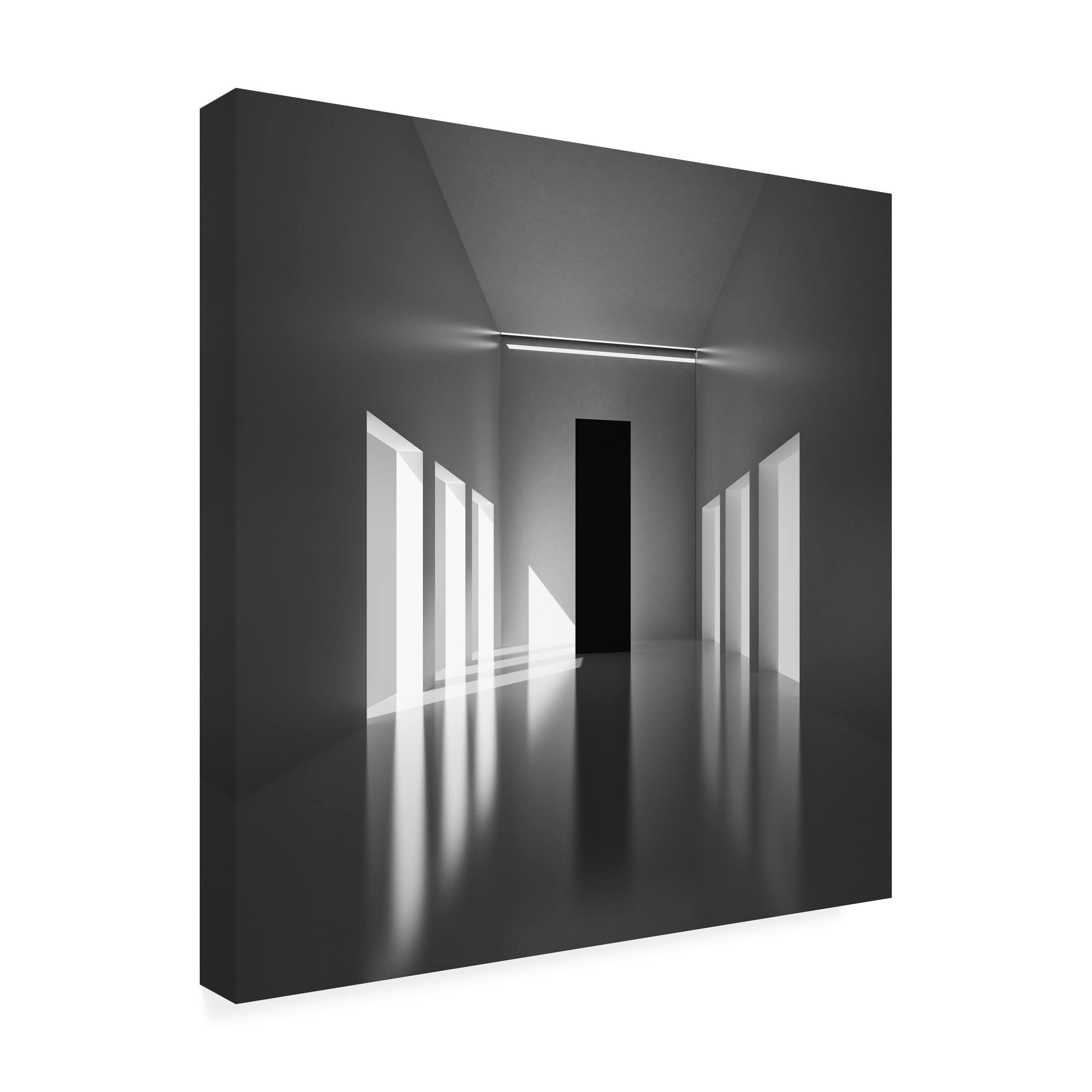 Trademark Fine Art 'Light And Dimension' Canvas Wall Art by Antonyus Bunjamin Abe - Modern Abstract Painting for Living Room, Bedroom & Office Decor