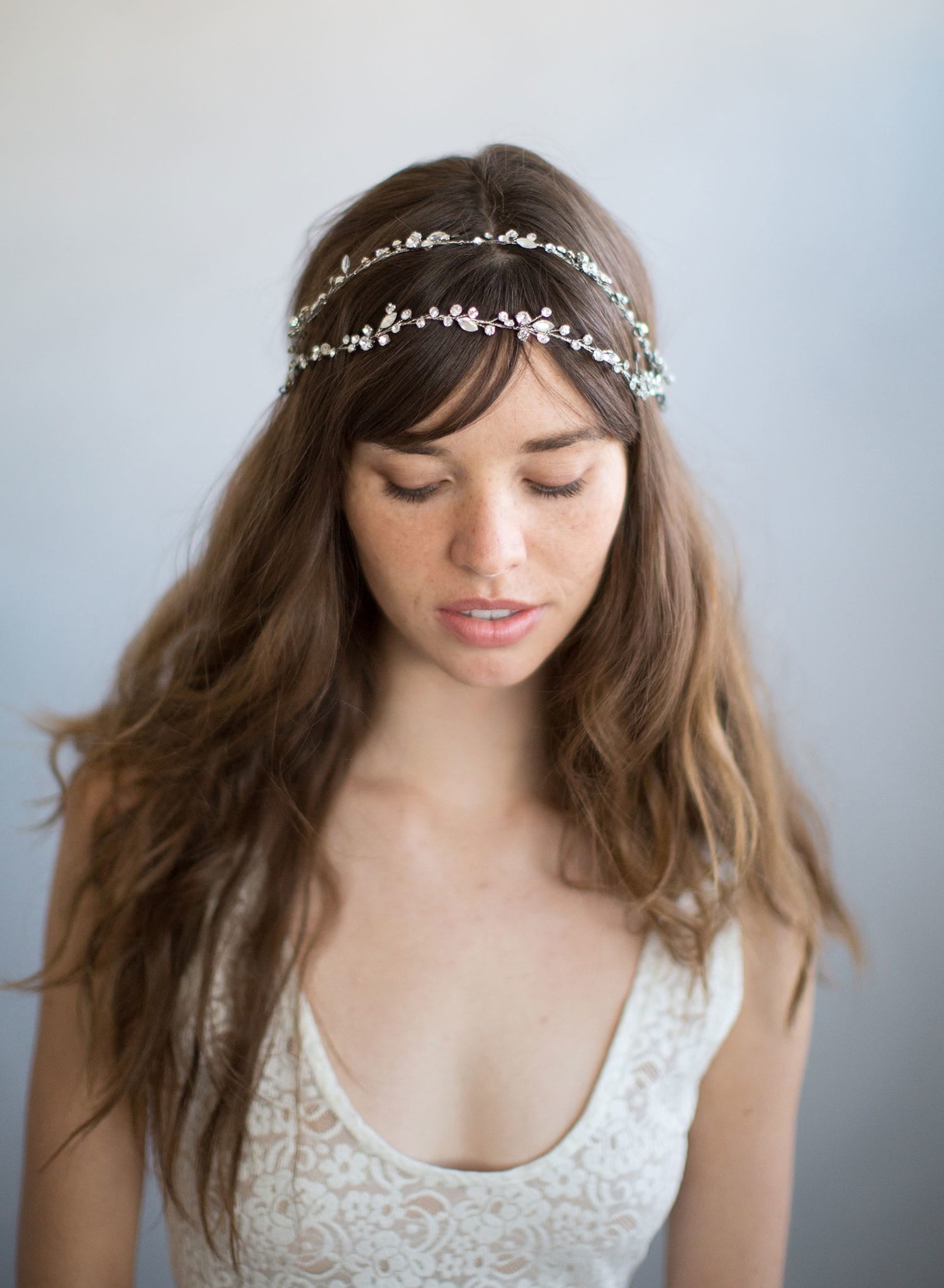 Elegant Extra Long Crystal Hair Vine - Wedding Bridal Hair Accessory for Boho, Prom & Formal Events (Style #735)