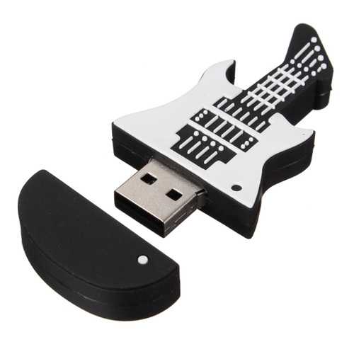 8GB USB 2.0 Flash Drive for Guitarists - Portable Memory Stick for Music Files, Photos & Documents - Perfect for Musicians, Students & Office Use