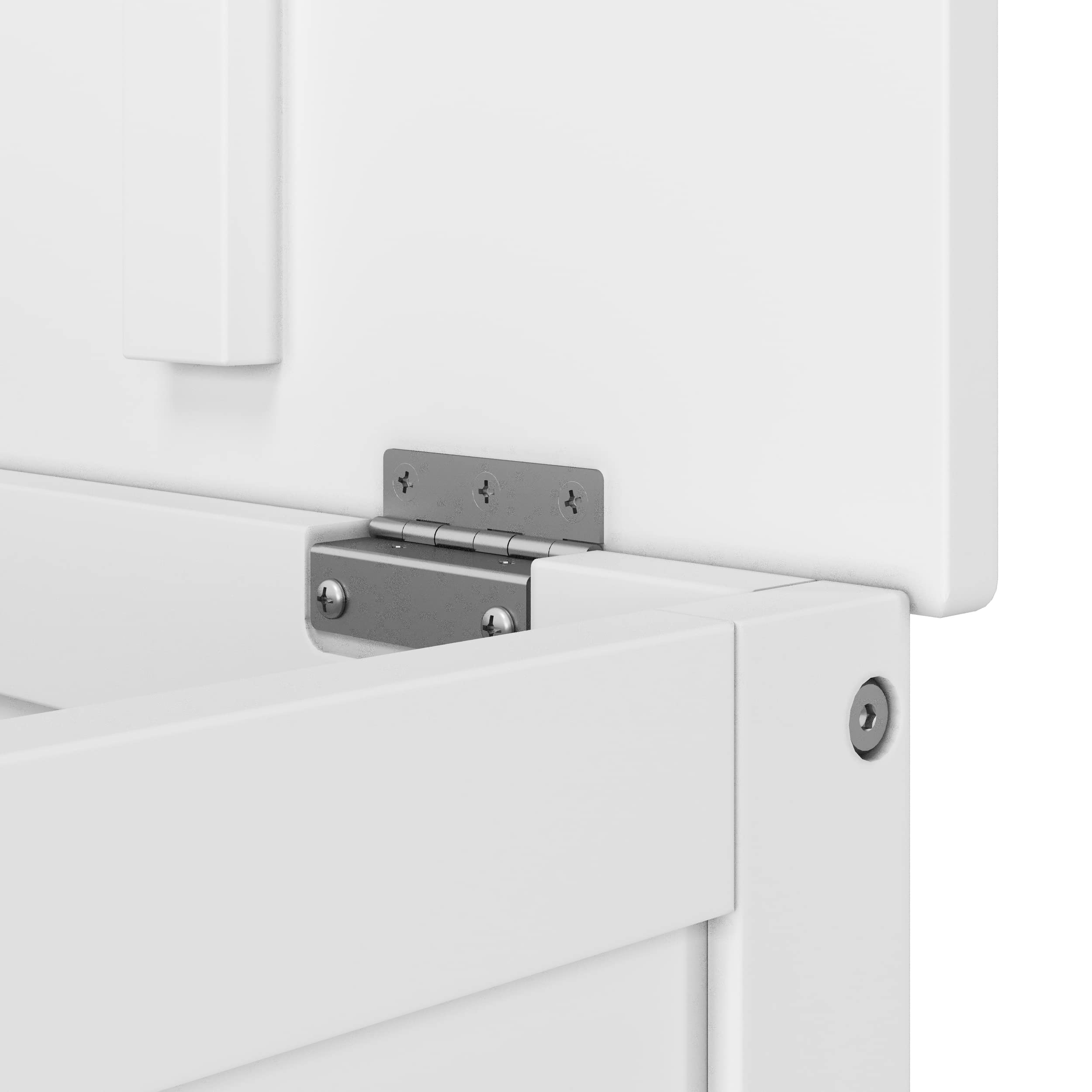 **Child Craft Harmony 33” Wooden Toy Storage Box – Large Kids’ Toy Chest with 6 Cubic Feet Capacity, 2 Safety Hinges & Ventilation Holes – Matte White – Perfect for Nursery, Playroom & Bedroom Organization**