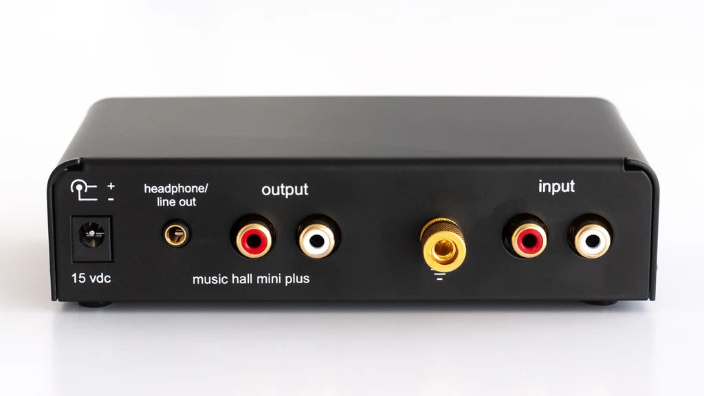 Music Hall Mini Plus Phono Preamplifier - High-Quality Vinyl Record Player Preamp with RCA Output for Turntables - Perfect for Home Audio & Vintage Music Listening