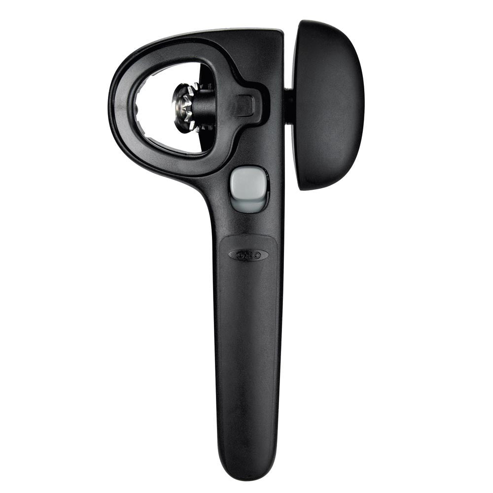 OXO Smooth Edge Can Opener - Safe, Easy-to-Use Manual Can Opener for Kitchen - Perfect for Opening Cans, Jars & Containers - Ideal for Home Cooking, Camping & Emergency Preparedness