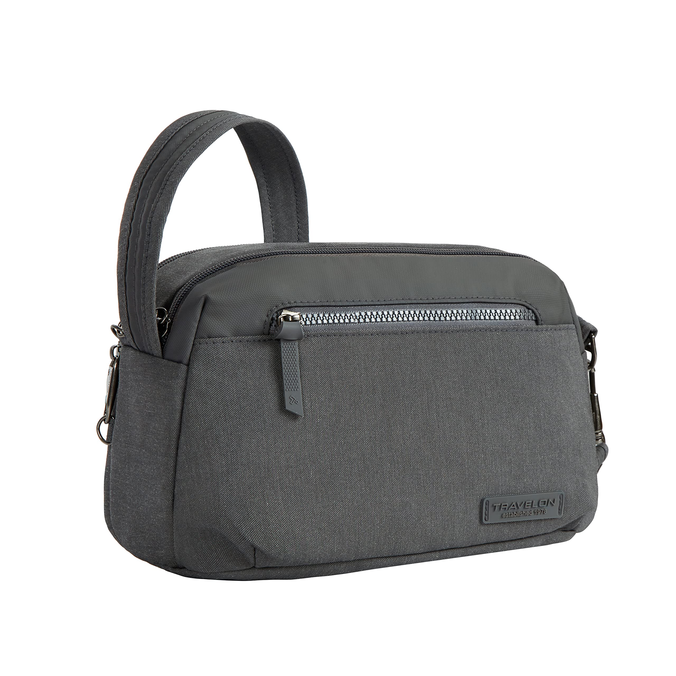 Travelon Anti-Theft Metro Dome Crossbody Bag - Secure RFID Blocking Purse for Women, Stylish & Lightweight Travel Essentials - Perfect for Commuting, Shopping & City Exploration