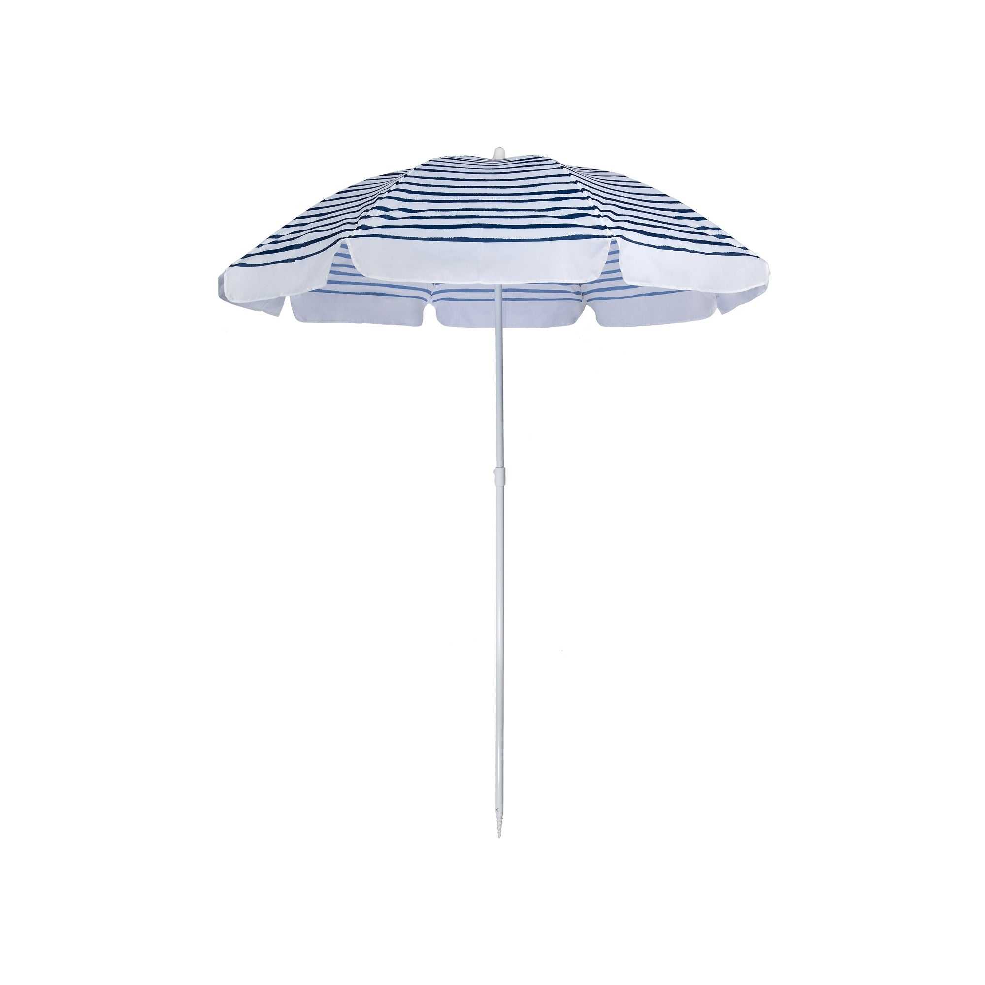 ECO-Friendly Beach Umbrella - UPF 50+ Sun Protection, Windproof & Portable for Outdoor Activities - Perfect for Beach, Poolside, Camping & Picnics (Indigo Blue)