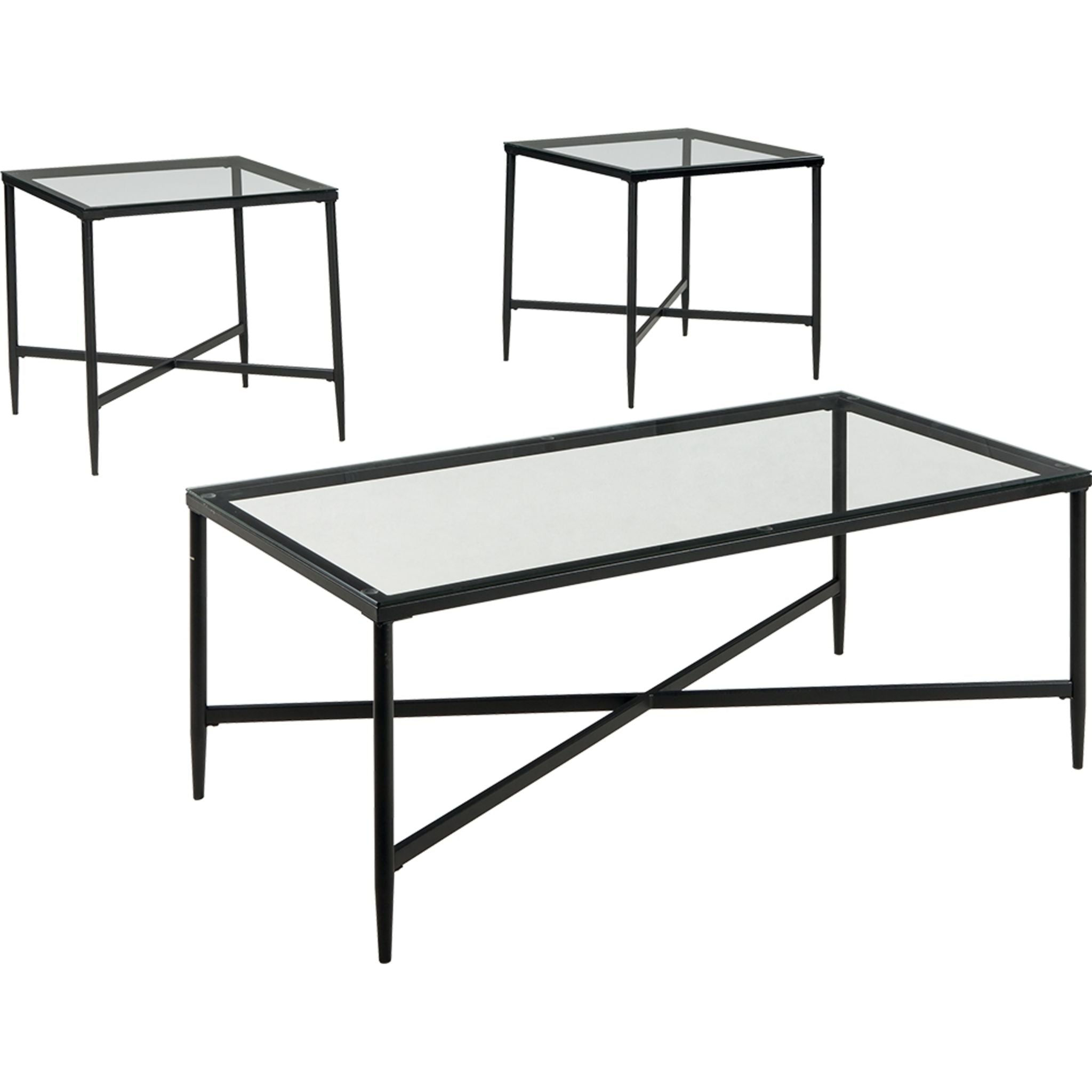 Augeron 3-Pack Black Folding Tables - Portable & Sturdy for Indoor/Outdoor Use, Parties, Camping, and Events