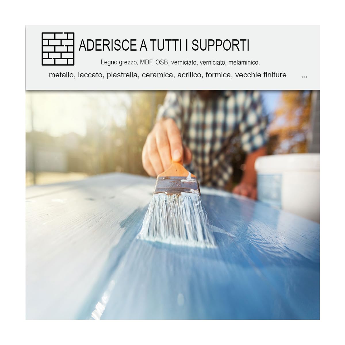 ARCAPOXY MUEBLE Furniture Paint for Kitchen Cabinets, Countertops & Bathroom - 1 kg (Covers up to 12 m² in 2 Coats) - Tele Gray 4 - RAL 7047 by ARCANE INDUSTRIES - Perfect for DIY Home Renovation & Furniture Restoration Projects