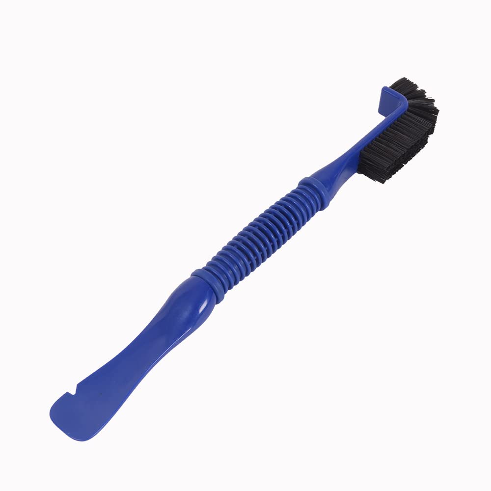 Motorcycle & Bicycle Wheel Rim Cleaner Brush - Detachable Steel Ring Brush with Mud Shovel for Spoke Cleaning, Multi-Functional Rim Washing Tool - Perfect for Motorcycle Maintenance, Bicycle Care & Off-Road Vehicle Cleaning