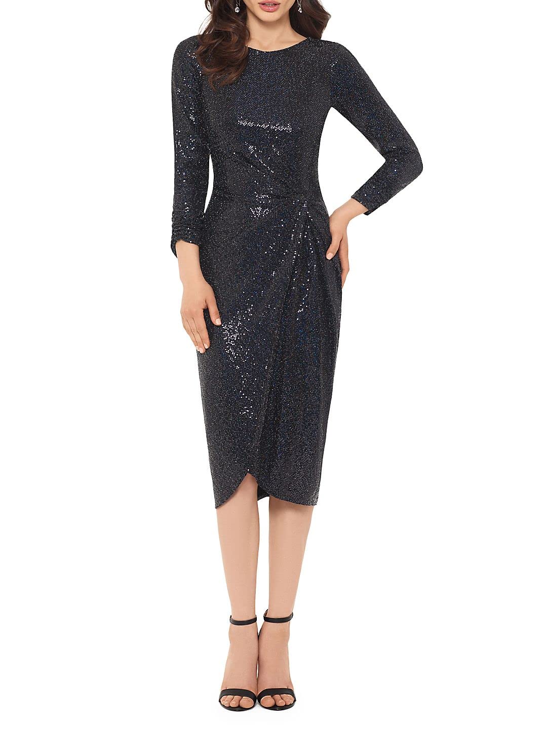 Xscape Women's Sheath Dress - Elegant Bodycon Midi Dress for Work, Party & Evening Wear | Perfect for Office, Cocktail Events & Special Occasions