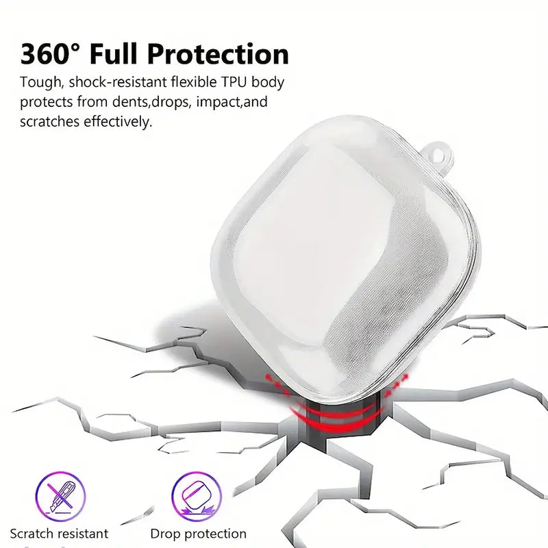 Beats Fit Pro Clear Protective Case - Shockproof & Scratch-Resistant Cover for Wireless Earbuds - Perfect for Gym, Running & Outdoor Activities
