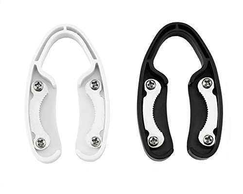 FixtureDisplays® 2-Pack Premium Dual Blade Wine Foil Cutter - Professional Wine Bottle Opener Accessory in White (Model 16921) - Perfect for Home Bars, Restaurants & Wine Tasting Events