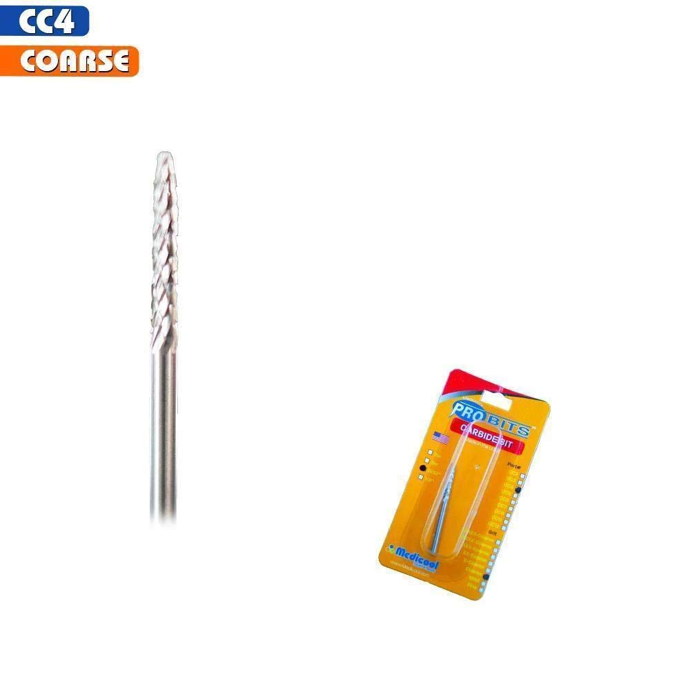 Professional Medicool Silver Carbide Nail Cleaner & Cuticle Tool - Under Nail File, Shaper & Grooming Kit (5CC4M-DMD) | Perfect for Manicures, Pedicures & At-Home Nail Care