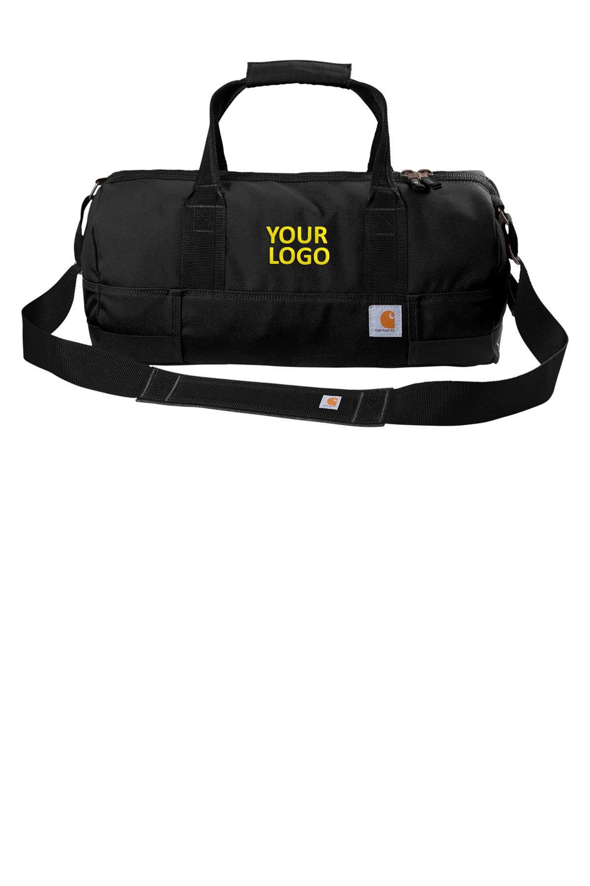 Carhartt 35L Foundry Series Customized Duffel Bag - Heavy Duty Black Work Backpack for Travel, Gym & Construction Site Use