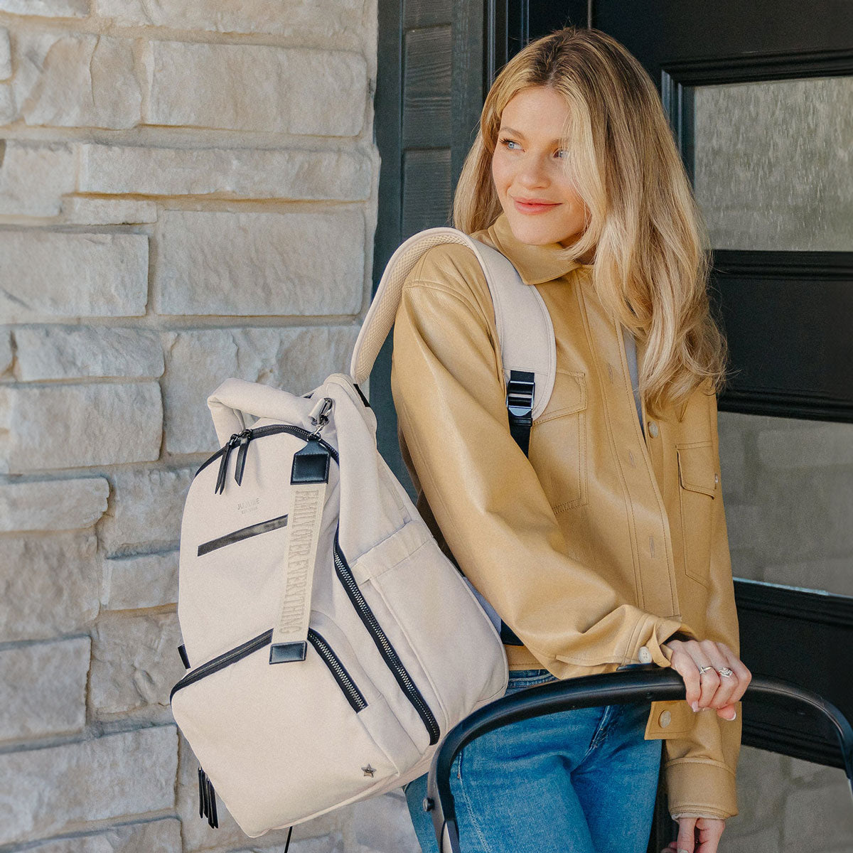 JuJuBe Classic Backpack - Stylish & Functional Diaper Bag for Parents - Perfect for Travel, Daycare & Everyday Use