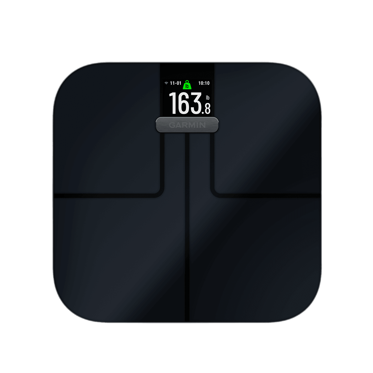 Garmin Index S2 Smart Scale - Accurate Body Weight & Composition Tracking - Bluetooth Connectivity - Sleek Black Design - Perfect for Home Fitness & Health Monitoring
