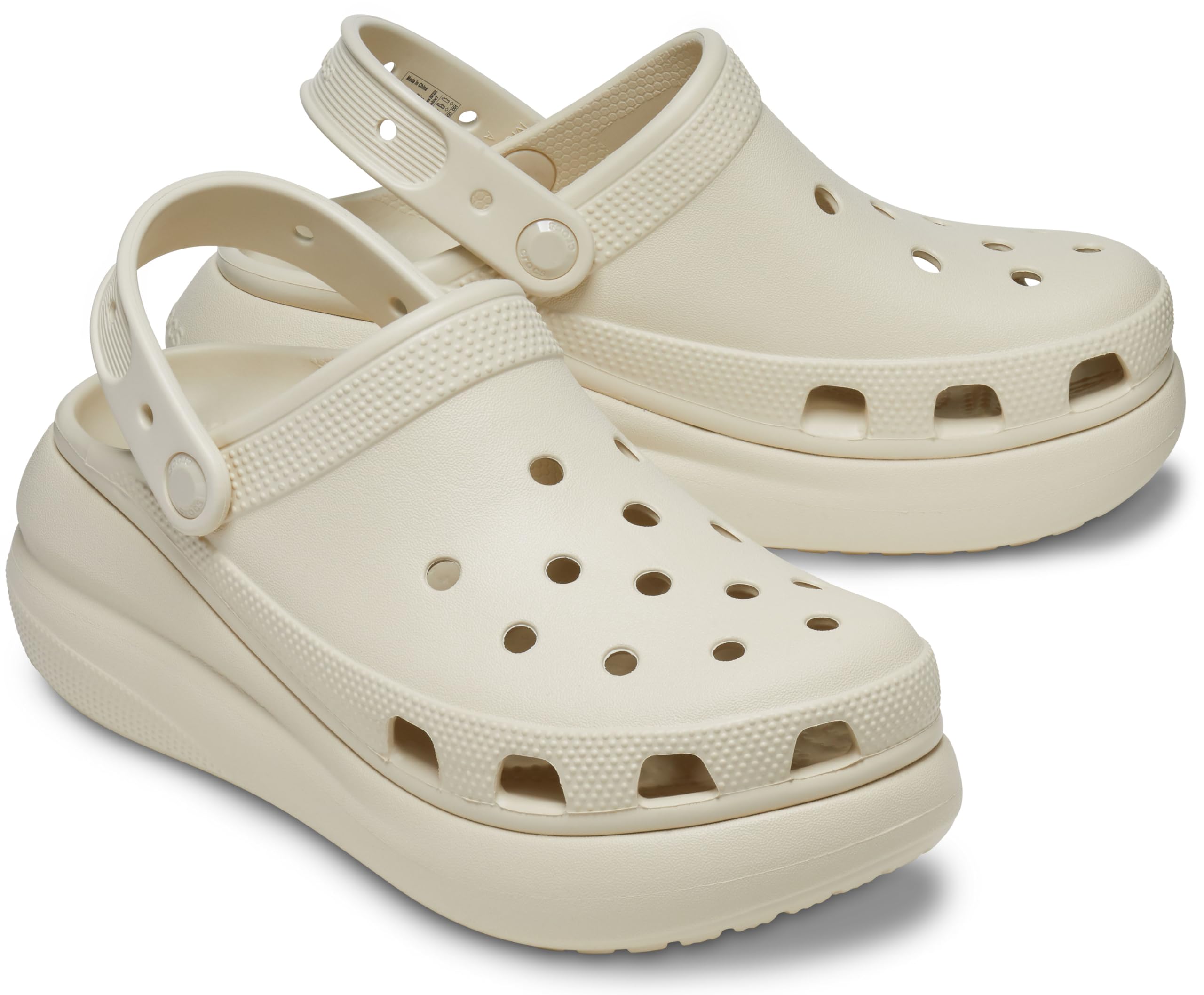 Crocs Unisex-Adult Crush Clog | Comfortable Slip-On Water Shoes for Men & Women | Perfect for Beach, Pool, and Outdoor Activities